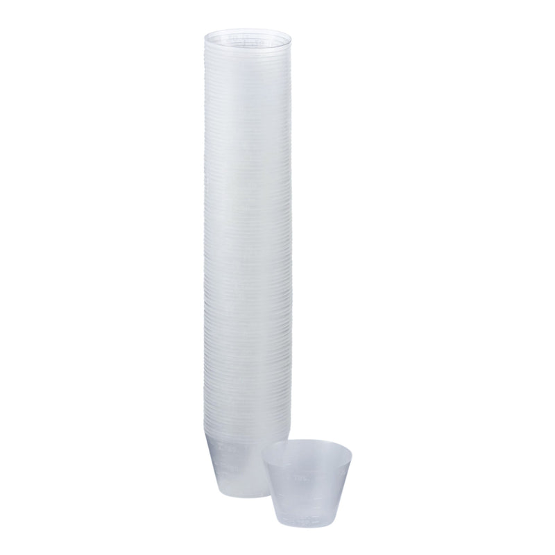 McKesson Medicine Cup 1 oz. Translucent Plastic Disposable NonSterile (1228933_SL) 100/SL
