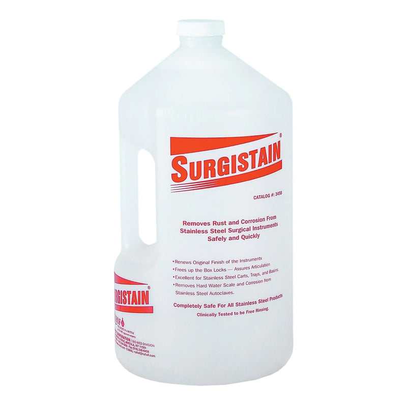 Surgistain® Instrument Stain Remover Liquid 1 gal. Jug Mild Scent (428951_GL) 1/GL