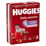 Huggies® Little Movers Unisex Baby Diaper Size 3 Disposable Moderate Absorbency (1128667_PK) 25/PK