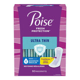Poise® Fresh Protection™ Ultra Thin Bladder Control Pad 9.4 Inch Length Moderate Absorbency Sodium Polyacrylate Core One Size Fits Most (1160323_CS) 180/CS