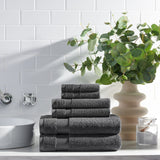 Arkwright Home® Host & Home 6pc Bath Towel Set Dark Grey, 6/Case Sets (BSET-HH-DGY-CS) Case of 6 Sets