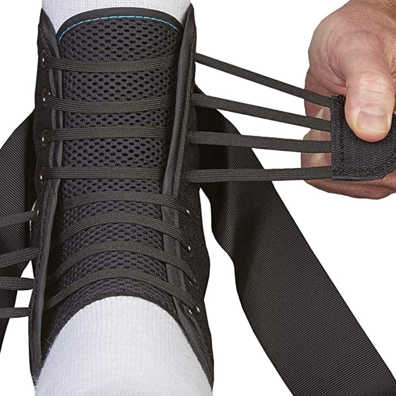 ASO® Speed Lacer Ankle Brace Small Lace-Up / Hook and Loop Strap Closure Foot (636481_EA) 1/EA