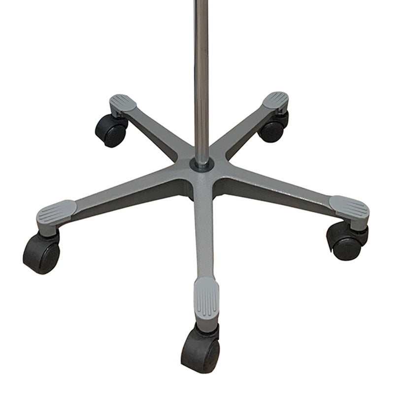 McKesson IV Stand Floor Stand 4 Hooks 5 Legs with Casters (1223673_EA) 1/EA