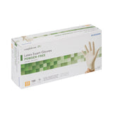 McKesson Confiderm® Exam Glove X-Small NonSterile Latex Standard Cuff Length Fully Textured Ivory Not Rated (921596_CS) 1000/CS