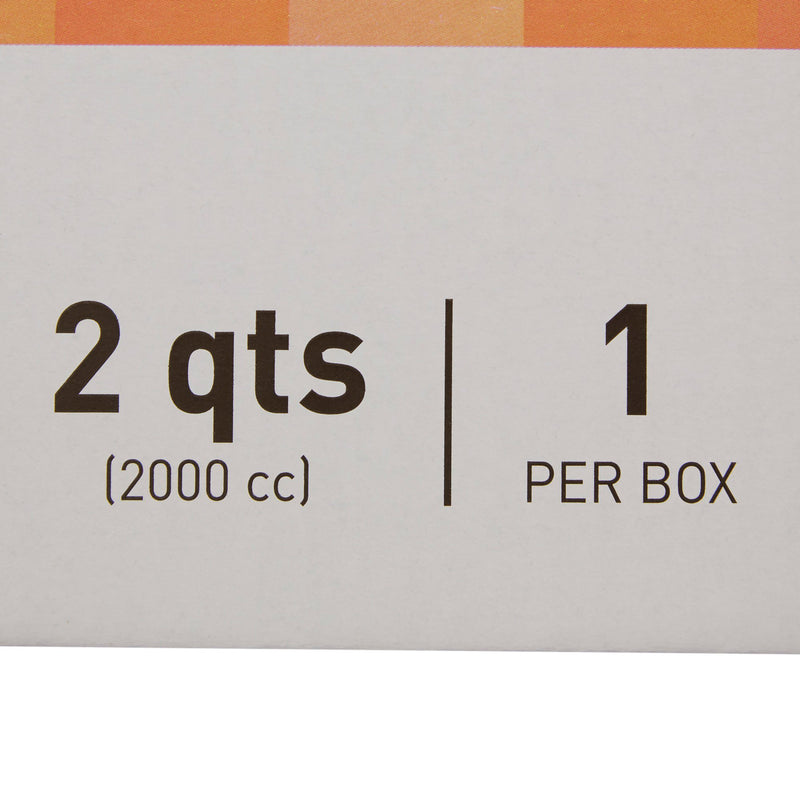 McKesson Sitz Bath Round Gray Plastic 2000 mL Bag Graduated, 500 mL Increments up to 2000 mL (1103376_CS) 6/CS