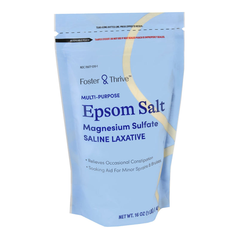 Foster & Thrive™ Epsom Salt Magnesium Sulfate USP Granules 1 lbs. Pouch (1244988_EA) 1/EA
