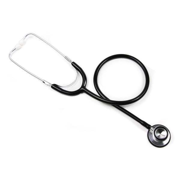McKesson General Exam Stethoscope Black 1-Tube 22 Inch Tube Double Sided Chestpiece (1007587_BX) 10/BX