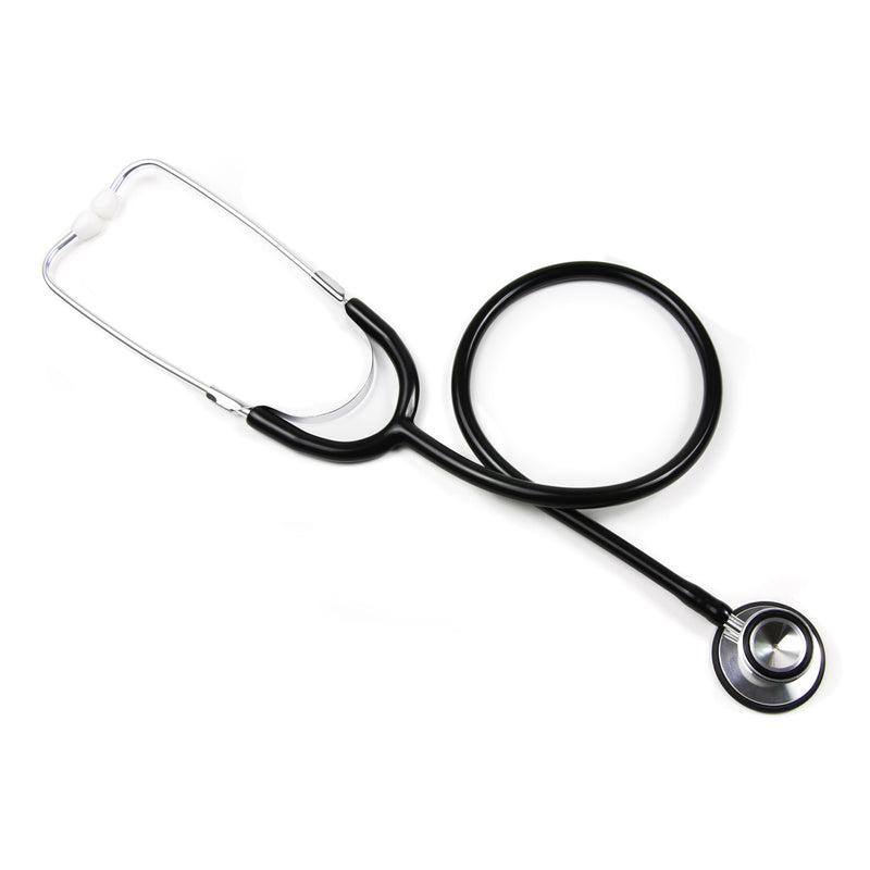 McKesson General Exam Stethoscope Black 1-Tube 22 Inch Tube Double Sided Chestpiece (1007587_EA) 1/EA