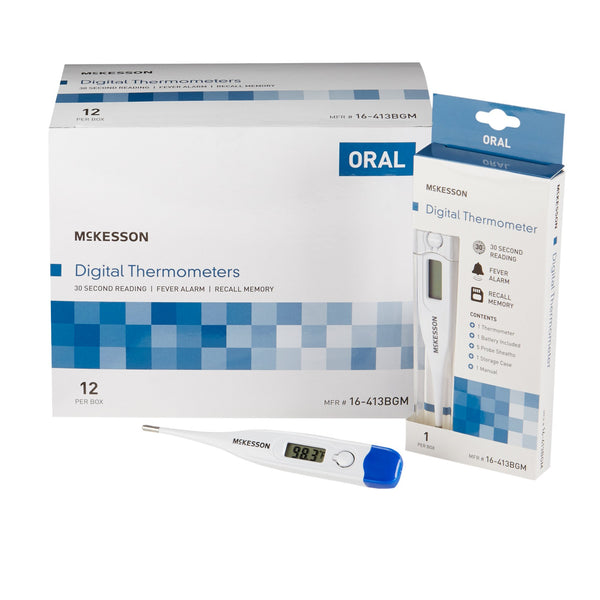 McKesson Digital Stick Thermometer Oral Probe Handheld (793284_EA) 1/EA