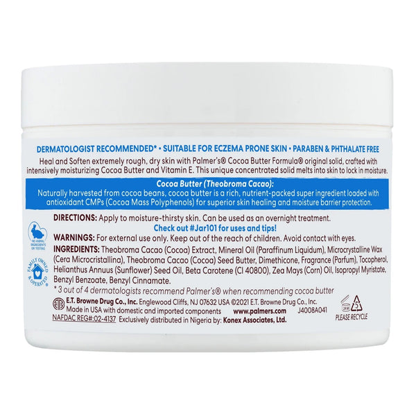 Palmers® Cocoa Butter 7.25 oz. Jar Scented Cream (720921_EA) 1/EA