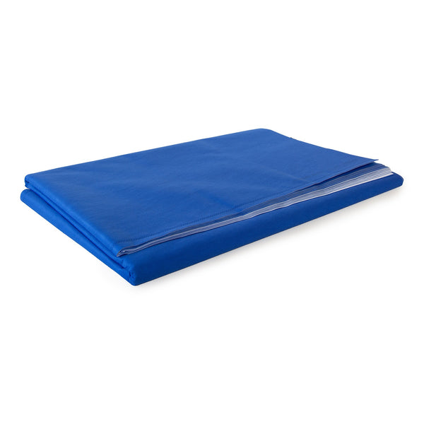 McKesson Sterilization Wrap White / Blue 48 X 48 Inch Dual Layer SMS Polypropylene (1245165_CS) 24/CS