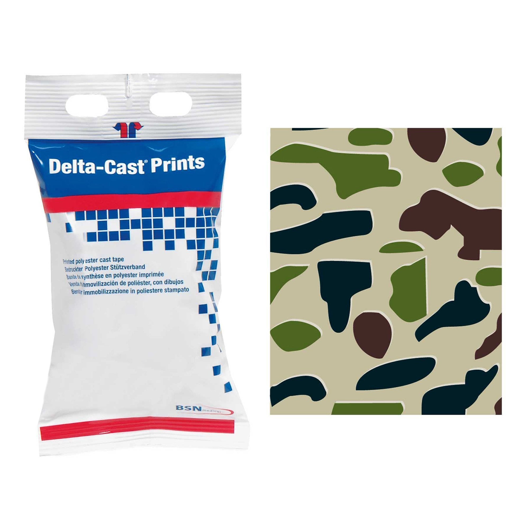 Delta-Cast® Prints Cast Tape 3 Inch X 12 Foot Polyester Camouflage Pri ...
