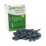 OneTouch® Lancet for Lancing Device 30 Gauge Non-Safety Twist Off Cap Finger (1151251_BX) 100/BX