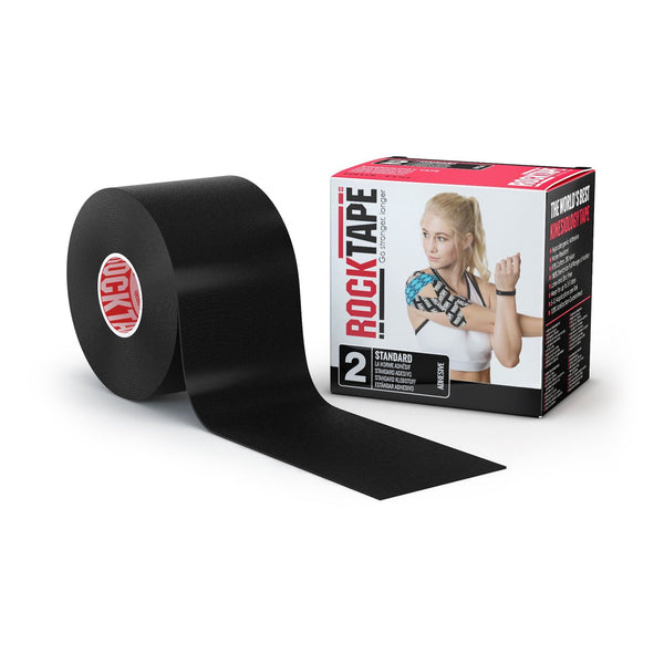 Rock Tape® Kinesiology Tape Black 2 Inch X 5 Yard Cotton / Nylon NonSterile (1073899_RL) 1/RL