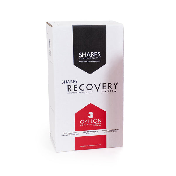 Sharps Recovery System™ Mailback Sharps Container Red Base 3 Gallon (783300_EA) 1/EA