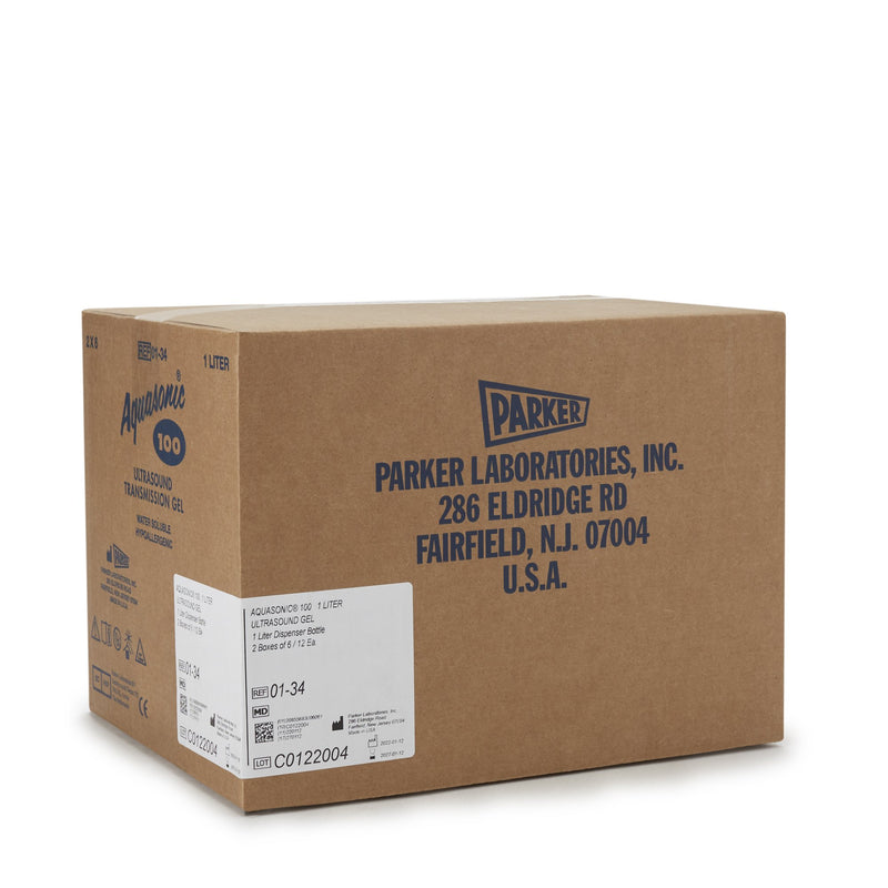Aquasonic® Ultrasound Gel High Viscosity 1 Liter Bottle NonSterile (327785_EA) 1/EA