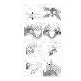 Stifneck® Pedi-Select™ Extrication Cervical Collar Preformed Pediatric Child Size One-Piece / Trachea Opening (1107056_EA) 1/EA