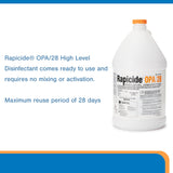 Rapicide™ OPA/28 OPA High-Level Disinfectant RTU Liquid 1 gal. Jug Reusable (835023_CS) 4/CS