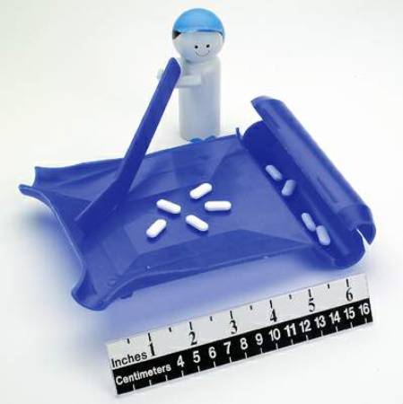 Health Care Logistics Ambidextrous Pill Counter 7-3/4 X 6-1/4 X 1-1/2 Inch, Polyethylene, With Spatula (626920_EA) 1/EA