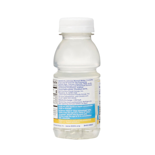 Thick-It® Clear Advantage® Thickened Water 8 oz. Bottle Unflavored Liquid IDDSI Level 3 Moderately Thick/Liquidized (734892_CS) 24/CS