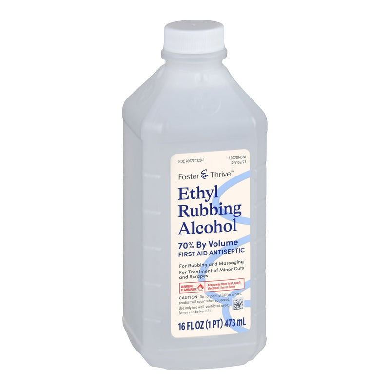 Foster & Thrive™ Antiseptic Ethyl Alcohol Topical Liquid 16 oz. Bottle (1245011_CS) 12/CS