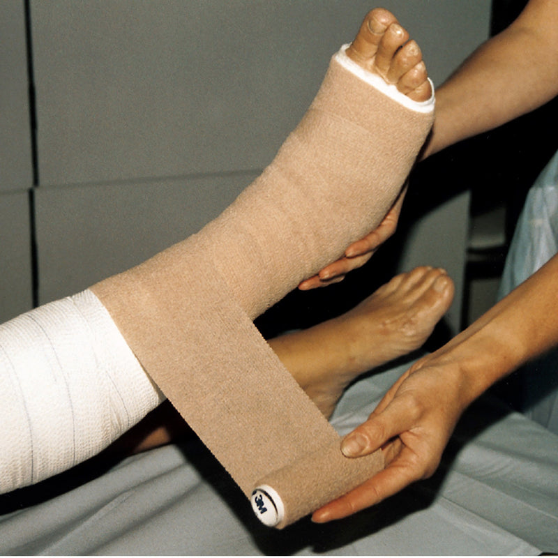 3M™ Coban™ Cohesive Bandage 4 Inch X 5 Yard Self-Adherent Closure Tan NonSterile Standard Compression (684274_EA) 1/EA