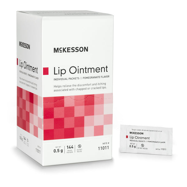 McKesson Lip Balm 0.5 gm Individual Packet (1111734_BX) 144/BX