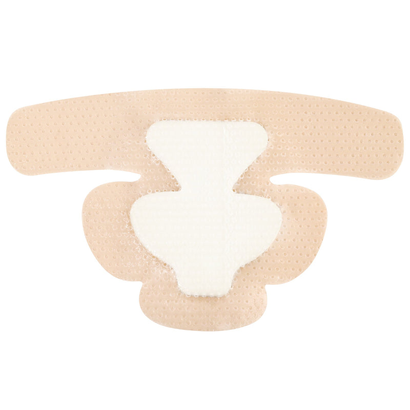 ComfortFoam™ Border Foam Dressing 5 X 8 Inch With Border Waterproof Backing Silicone Adhesive Elbow / Heel Sterile (946559_EA) 1/EA
