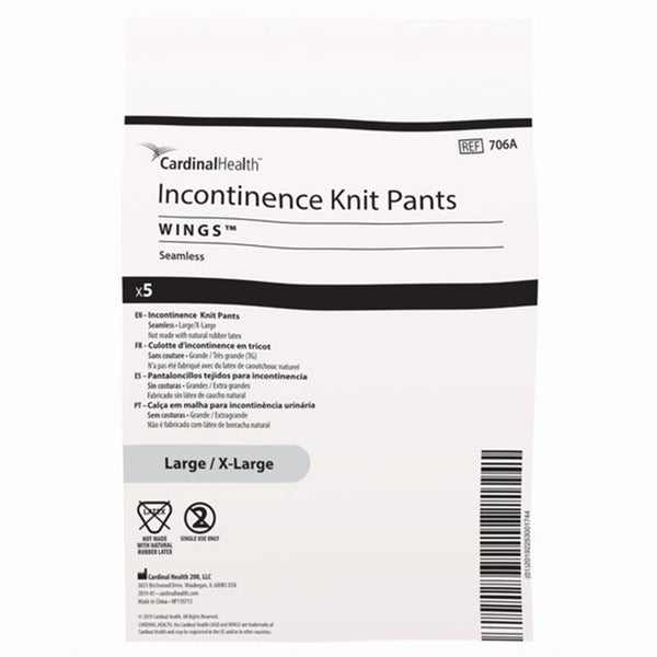 Wings™ Knit Pant Unisex Knit Weave Large / X-Large Pull On Reusable (684240_BG) 1/BG