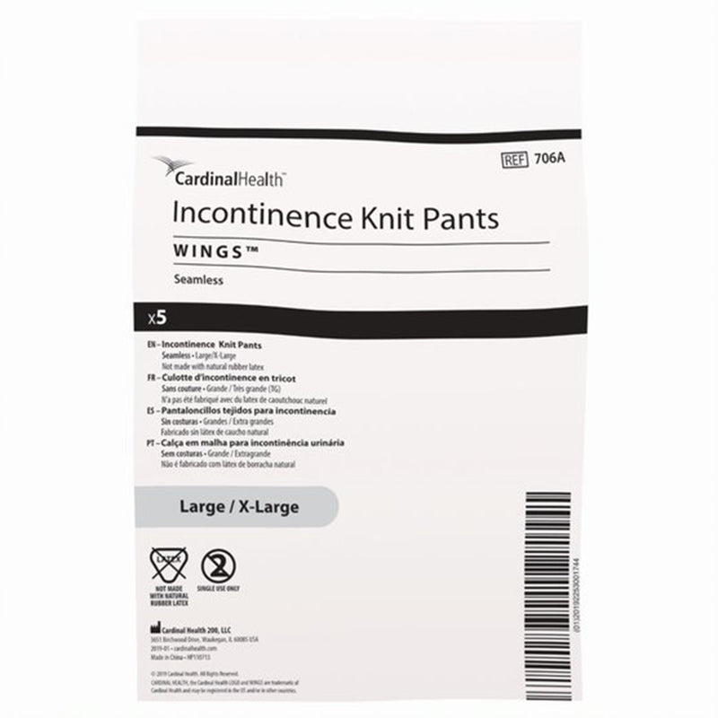 Wings™ Knit Pant Unisex Knit Weave Large / X-Large Pull On Reusable (684240_CS) 10/CS