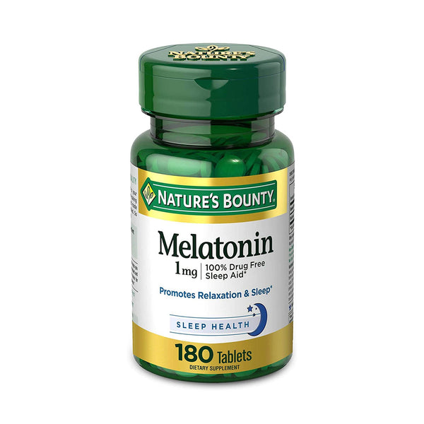 Nature's Bounty® Natural Sleep Aid 180 per Bottle Tablet 1 mg Strength (661252_BT) 1/BT