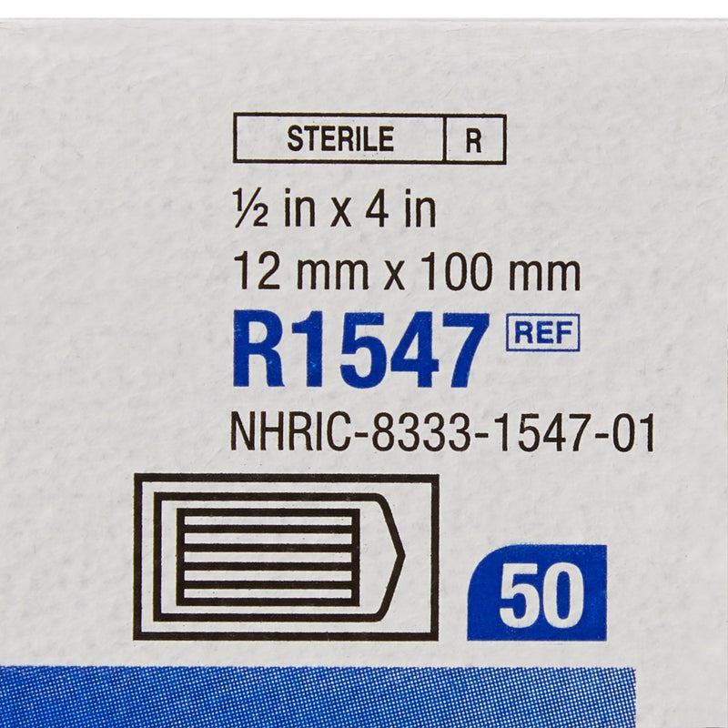 Steri-Strip™ Skin Closure Strip 1/2 X 4 Inch Nonwoven Material Reinforced Strip White (5785_PK) 1/PK