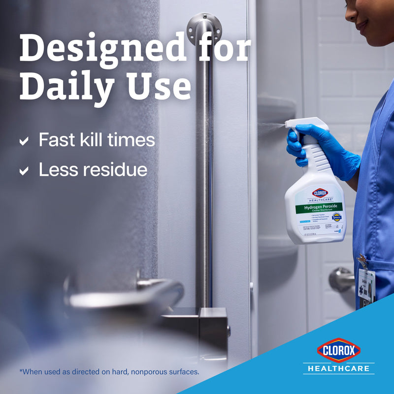 Clorox Healthcare® Surface Disinfectant Cleaner Refill Peroxide Based Manual Pour Liquid 1 gal. Jug Unscented NonSterile (914232_EA) 1/EA