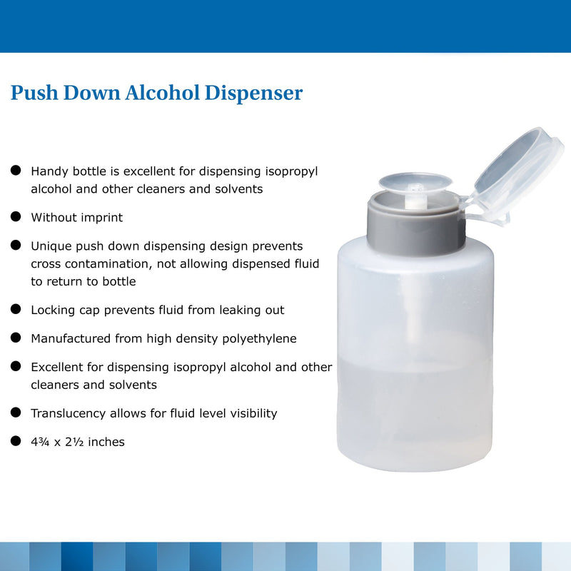 McKesson Alcohol Dispenser Polyethylene Translucent 9 oz. (625082_EA) 1/EA