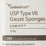 Curity™ Gauze Sponge 3 X 3 Inch 12-Ply NonSterile 200 per Pack (10212_BG) 200/BG