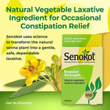 Senokot® Laxative Tablet 50 per Bottle 8.6 mg Strength Sennosides (830858_BT) 1/BT