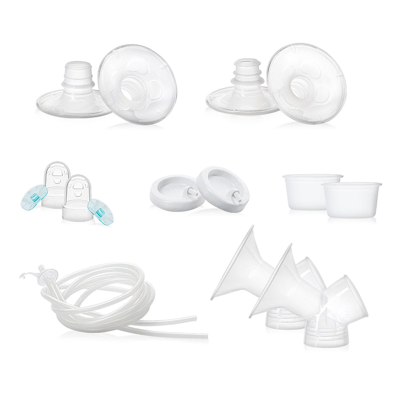 Evenflo Advanced Breast Pump Replacement Parts Kit For Double Electric Breast Pump (1041161_CS) 12/CS