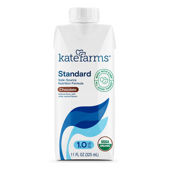 Kate Farms Standard 1.0 Oral Supplement Chocolate Flavor Liquid 11 oz. Carton (1053182_CS) 12/CS