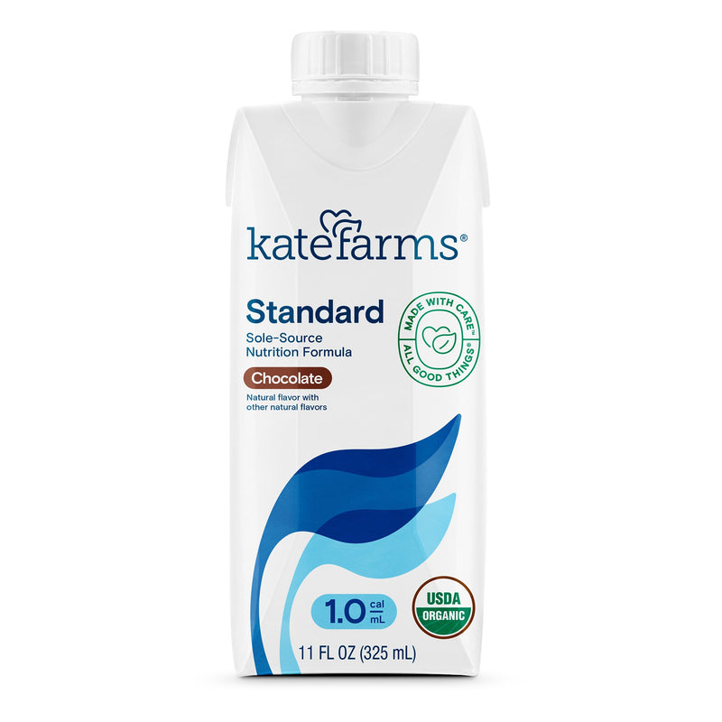 Kate Farms Standard 1.0 Oral Supplement Chocolate Flavor Liquid 11 oz. Carton (1053182_CS) 12/CS