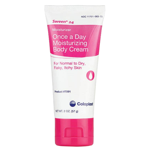 Sween® 24 Hand and Body Moisturizer 2 oz. Tube Unscented Cream CHG Compatible (497387_EA) 1/EA