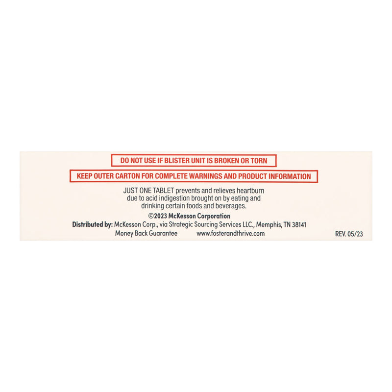 Foster & Thrive™ Antacid 10 mg Strength Tablet 30 per Box (1238997_BX) 30/BX