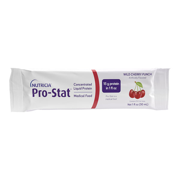 Pro-Stat® Oral Supplement Wild Cherry Punch Flavor Liquid 1 oz. Individual Packet (625275_EA) 1/EA