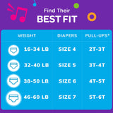 Pull-Ups® Male Toddler Training Pants Size 4T to 5T Disposable Moderate Absorbency (1160322_PK) 17/PK