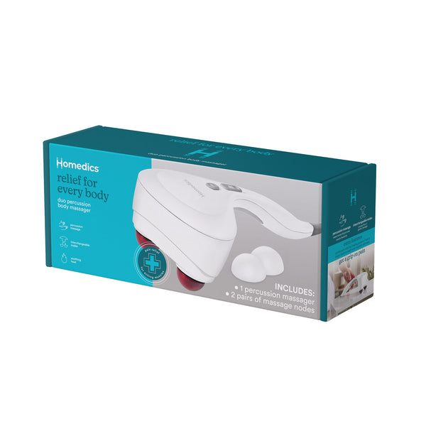HoMedics® Duo Percussion Hand-Held Massager with Heat HoMedics® Duo Percussion (1253809_CS) 2/CS
