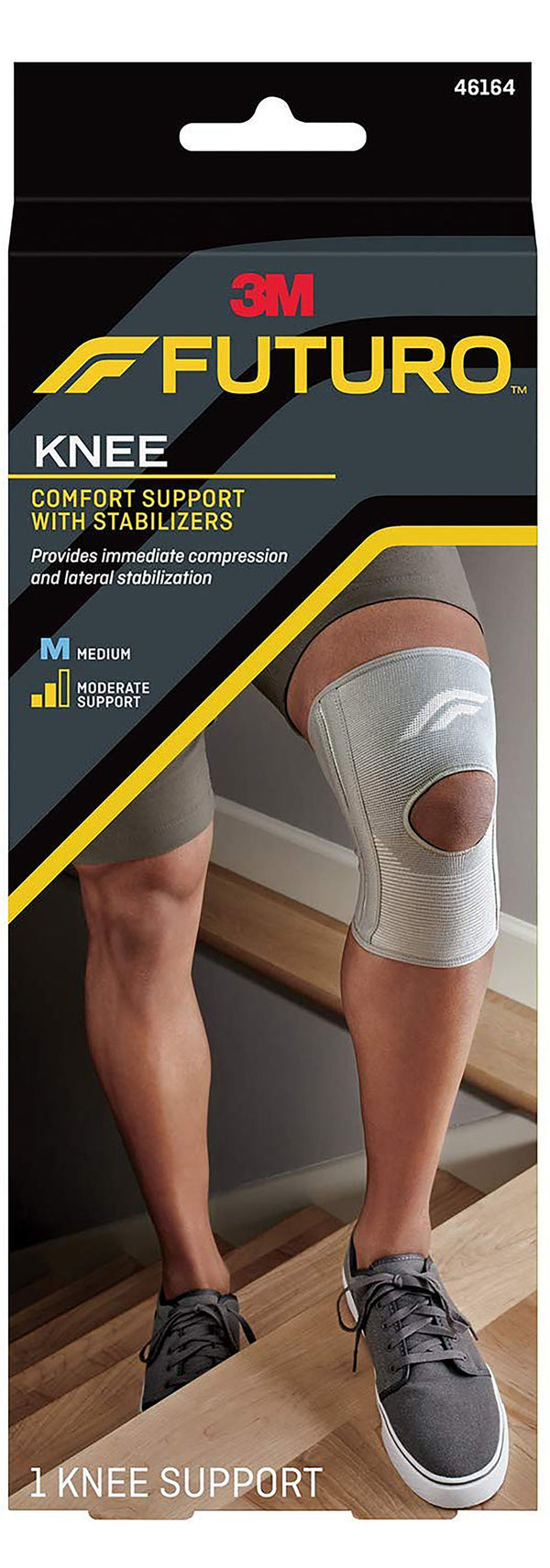 3M™ Futuro™ Stabilizing Knee Support Medium Without Fastening Left or Right Knee (971895_EA) 1/EA