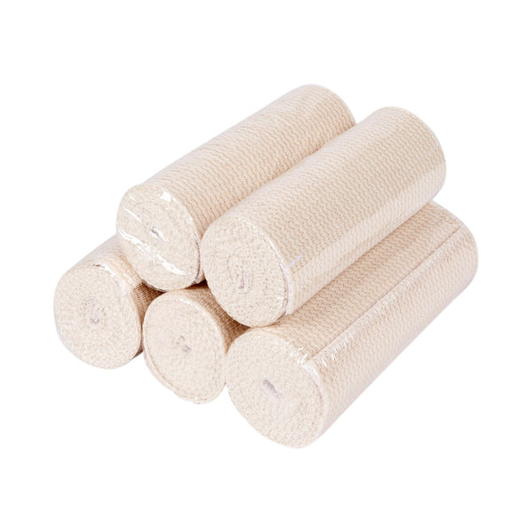 McKesson Elastic Bandage 2 Inch X 4-1/2 Yard Single Hook and Loop Closure Tan NonSterile Standard Compression (1067835_CS) 50/CS