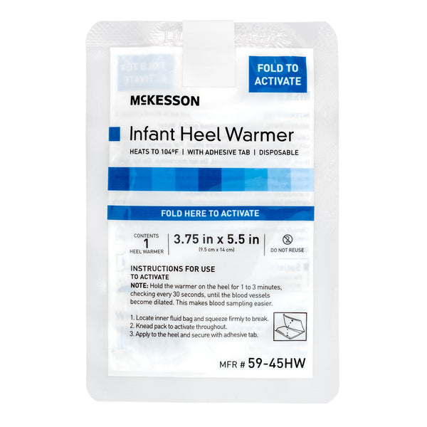 McKesson Instant Infant Heel Warmer Heel One Size Fits Most Nylon Cover / Polyethylene Disposable (521487_EA) 1/EA