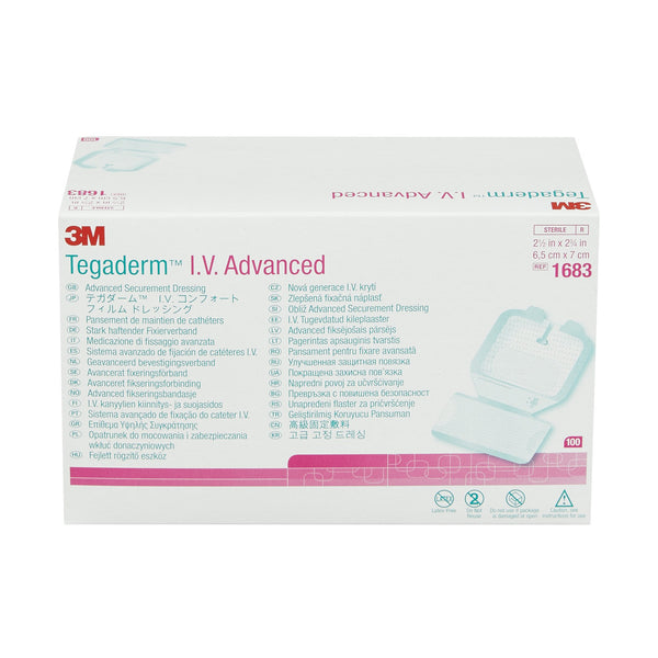 3M™ Tegaderm™ I.V. Dressing Film 2-1/2 X 2-3/4 Inch Sterile (761469_CS) 400/CS