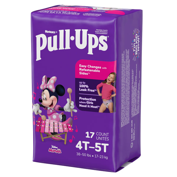 Pull-Ups® Female Toddler Training Pants Size 4T to 5T Disposable Moderate Absorbency (1160321_PK) 17/PK