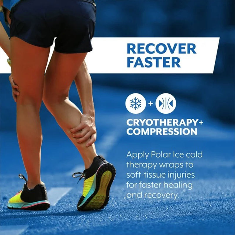 Polar Ice® Cold Pack with Wrap Knee Large 13 X 26 Inch Nylon / Polyester / Water Reusable (691376_PK) 1/PK